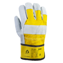Перчатки комбинированные спилковые JRG9011 BLACKSMITH LIGHT Jeta Safety