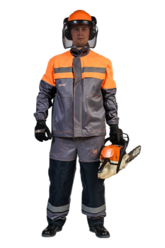 Костюм «ВОЛАТ», куртка/полукомбинезон, для лесоруба/вальщика леса
