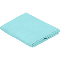 Полотенце вафельное «Деметра», малое, голубое (голубая мята) 40х60 см