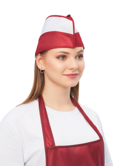 Пилотка нейлоновая бордовая АКЦИОННАЯ ЦЕНА! СКИДКА -40%