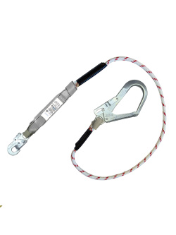 Строп канатный "ОкаПром" с карабином и амортизатором аВ (веревка КА2, КТ2)