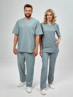 Костюм универсальный "Хирург" серый, тк.Панацея