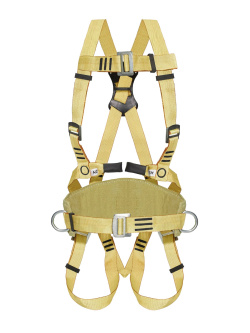Страховочно-удерживающая привязь с наплечными и набедренными лямками "ОкаПром" УСП-2Ж4 (Огнеупорная)