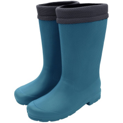 Сапоги ЭВА АВРОРА (ЖАНЕТТ) женские, утепленные (нетк. полотно), изумрудные