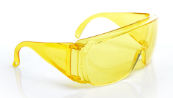 Очки открытые слесарные желтые (тип Люцерна)