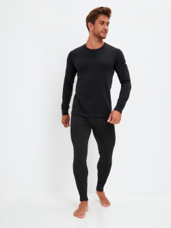 Комплект белья для мужчин СН (лонгслив, легинсы) ACTIVE чёрный Комплект белья для мужчин СН (лонгслив, легинсы) ACTIVE чёрный