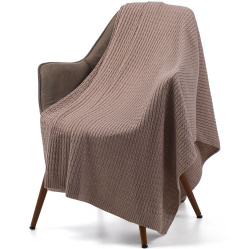 Плед Slumberland, бежевый меланж 120х170 см