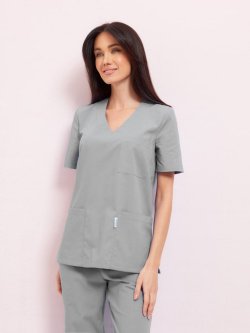 Костюм женский "Марта" серый, тк.Панацея