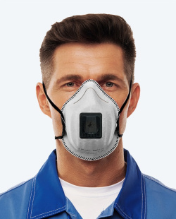 Респиратор с клапаном выдоха RK 9025 (РК) FFP2 R D (аналог 3М 9922Р)