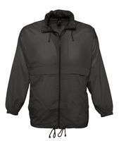 Ветровка из нейлона Surf 210, черная Ветровка из нейлона Surf 210, черная