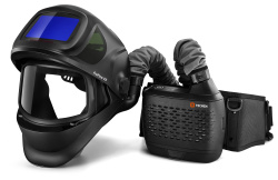 Маска сварщика хамелеон с блоком подачи воздуха TECMEN TM 1000 PAPR (100519779) черная