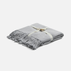 Плед Saltoro, светло-серый 130x160 см