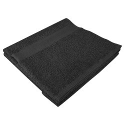Полотенце махровое Soft Me Large, черное 70х140 см