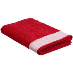 Полотенце Etude, большое, красное 70х140 см