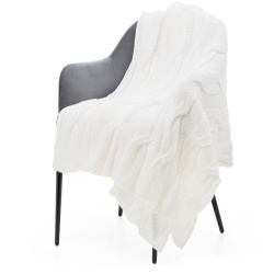 Плед Snefald, белый 120x180 см