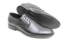 Туфли кожаные "ОФИЦЕРСКИЕ" на шнурках и подошве ТЭП черные (АРТ. Т-13)
