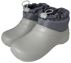 Боты ЭВА КОРО (ЖАНЕТТ) женские, с манжетой, утепленные (флис), серые