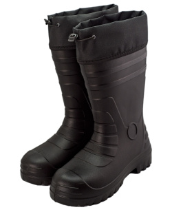 Сапоги ЭВА А100НМ (LC) мужские, с надставкой, утепленные (НТП), черные, (ассорт. короб - 8 пар)