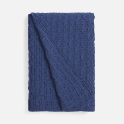 Плед Braidera, синий (черника) 90х160 см