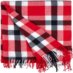 Плед «Валдай», красный 150х200 см