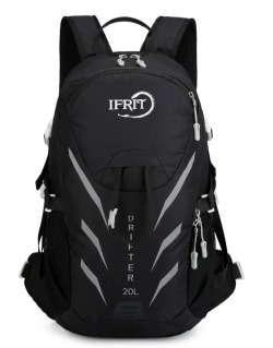 Рюкзак туристический "IFRIT Drifter" 20 л черный Р-999-20/1