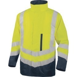 Куртка-парка утепленная повышенной видимости 4в1 OPTIMUM2 флуоресц. желтая/синяя Delta Plus OPTI2JM