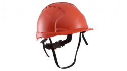 Каска защитная ЭТАЛОН с храповым механизмом оранжевая (Минпромторг) (продажа 10 шт./мешок)