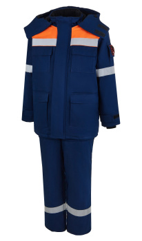 Костюм зимний "ЭНЕРГИЯ", тип Г (91,4 кал/см2), термостойкий для защиты от термических рисков эл.дуги