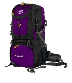 Рюкзак туристический IFRIT "Raider" (60 л.) фиолетовый Р-999-60