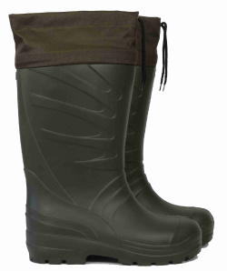 Сапоги ЭВА Д32 НУ ЭЛЬБРУС ГЕО ПЛЮС (ДАРИНА) мужские, с надставкой, утепленные (вкл.чул), оливковые