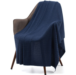 Плед Slumberland, синий (джинс) 120х170 см