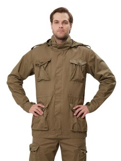 Костюм "КАПРАЛ" куртка/брюки, цвет: табак, ткань: Твил Пич 240