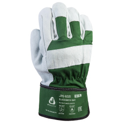 Перчатки комбинированные спилковые с усилением ладони JRG6021 BLACKSMITH MAX Jeta Safety