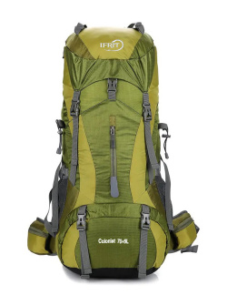 Рюкзак туристический "ИФРИТ Колонист" ("IFRIT Сolonist") 75 л зеленый Р-999-75/1