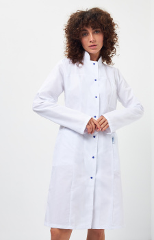 Халат женский "Жанна" белый, тк.Тиси