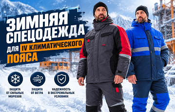 Обзор зимней спецодежды для IV климатического пояса 