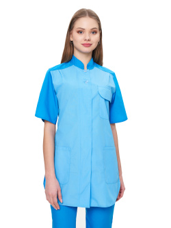 Костюм женский "Октава" голубой со св-голубым 