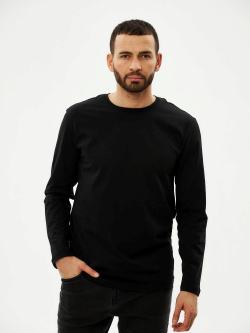 Футболка с длинными рукавами черная