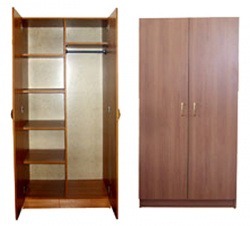 Шкаф для одежды  2-створчатый комбинированный, инд.заказ