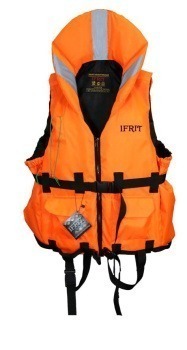 Жилет спасательный "Ifrit-70", цв. оранжевый, тк. Оксфорд 240D ЖС-403