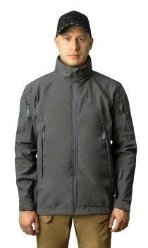 Куртка Фантом тактическая 7.62, софтшелл, серый 