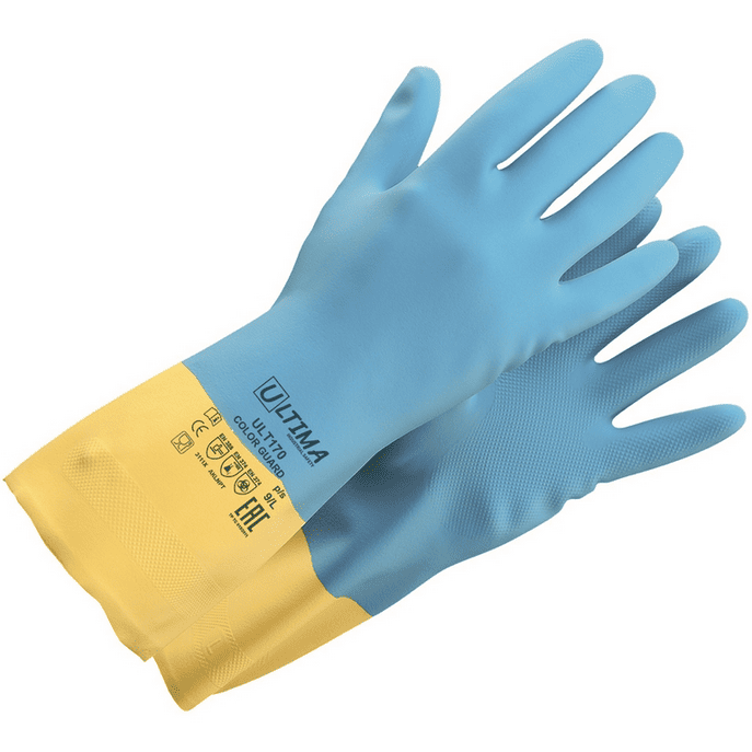 Перчатки резиновые