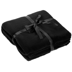 Плед Plush, черный 125x150 см