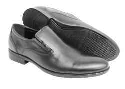 Туфли кожаные "ОФИЦЕРСКИЕ" на подошве ТЭП черные (АРТ. Т-10)
