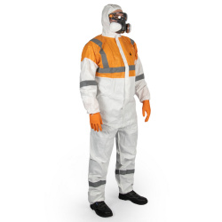Комбинезон химзащиты из нетканого материала MP JPC-61 Element Lighting Jeta Safety, плотность 65 г/м