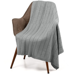 Плед Bambolay, светло-серый 110х170 см