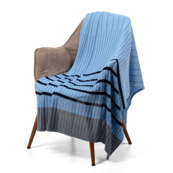 Плед Friolenta, синий с голубым 110х170 см