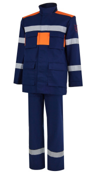 Костюм летний "ЭНЕРГИЯ", тип Б (35,2 кал/см2), термостойкий для защиты от термических рисков эл.дуги