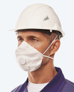 Респиратор с клапаном выдоха АЛИНА-317 (РК) FFP3 NR D (радиоактивные и канцерогенные аэрозоли)