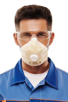 Респиратор с клапаном выдоха АЛИНА-В (РК) FFP2 NR D (аналог 3М 9926P)